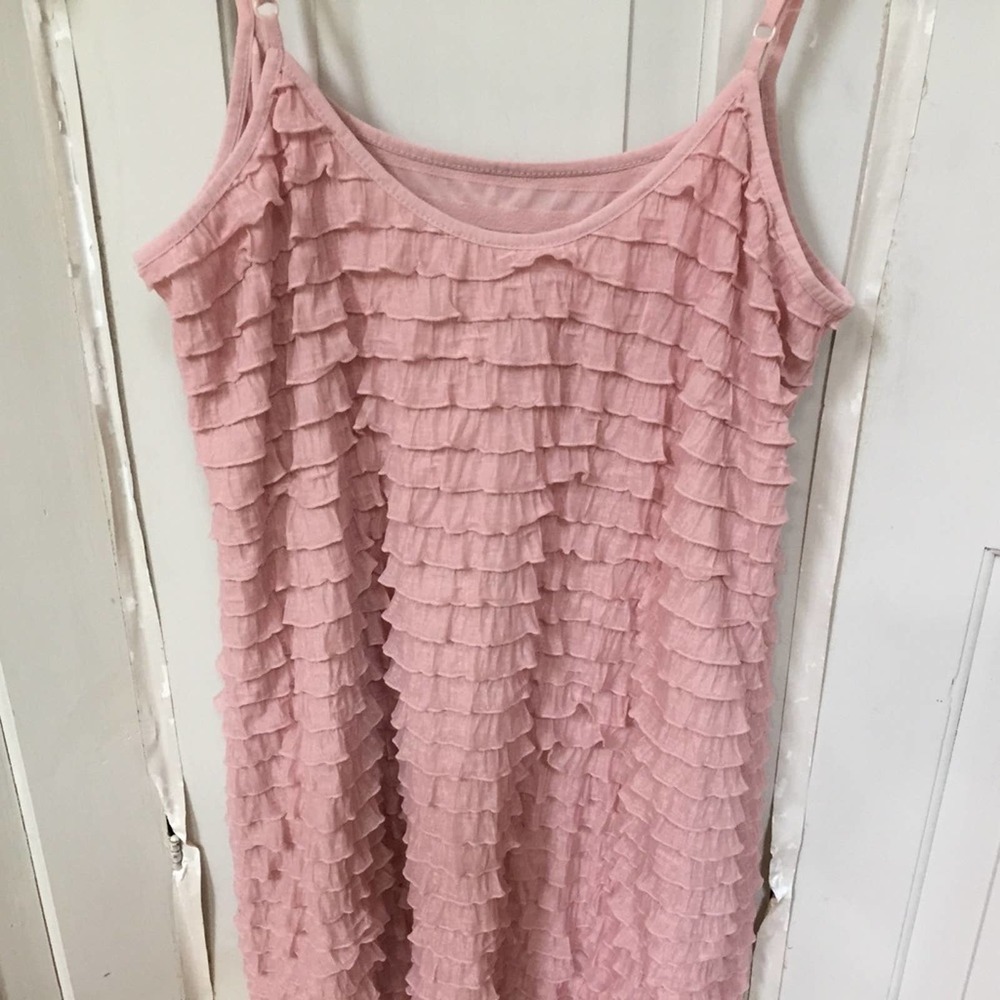 Free People Pink Ruffled Tank - Picture 14 of 14